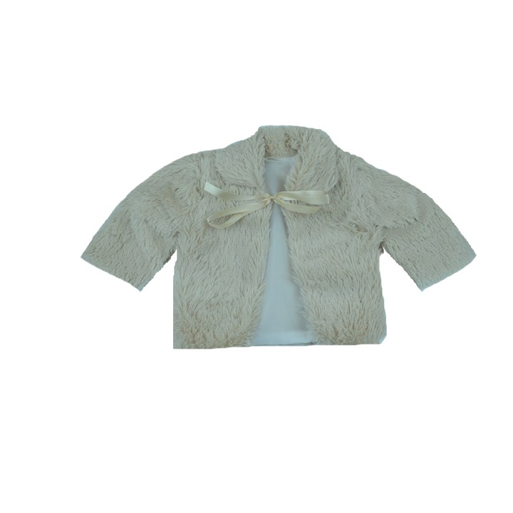 Bolero din blanita, NN, Bej