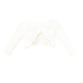 Bolero elegant pentru fete Christopher Baby Club 3870, Alb Bolero elegant pentru fete Christopher Baby Club 3870, Alb