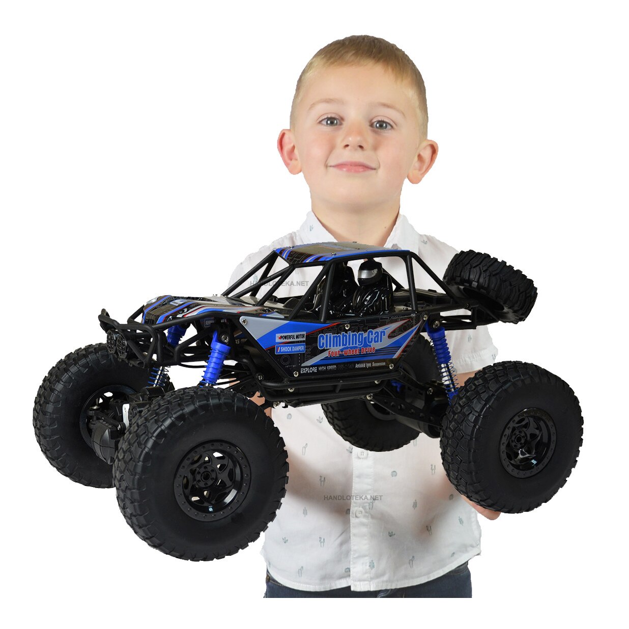 Masina RC Big Rock Crawler 2837, Portocaliu / Negru