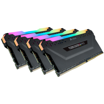 Memorie Corsair Vengeance RGB PRO, 128GB, DDR4, 3200MHz, CL16, Quad Channel Kit Memorie Corsair Vengeance RGB PRO, 128GB, DDR4, 3200MHz, CL16, Quad Channel Kit