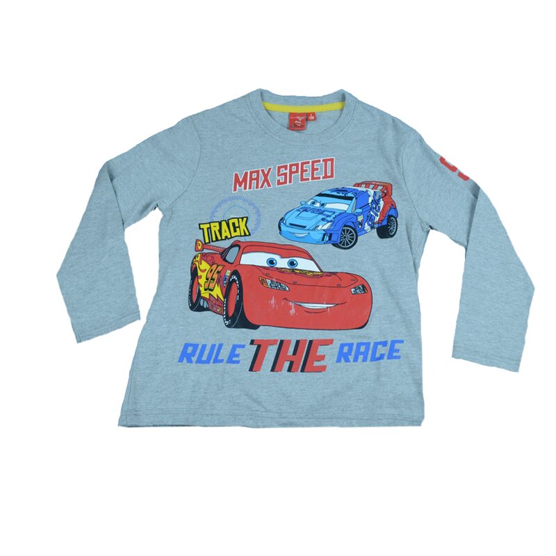 Bluza pentru baieti Disney Cars DISK-KTJL45663, Gri, 128