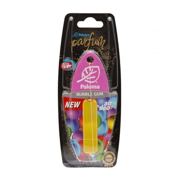Odorizant lichid auto Paloma, Parfum Bubble Gum, 1 bucata Odorizant lichid auto Paloma, Parfum Bubble Gum, 1 bucata