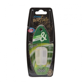 Odorizant lichid auto Paloma, Parfum DUO Fresh/Green,1 bucata Odorizant lichid auto Paloma, Parfum DUO Fresh/Green,1 bucata