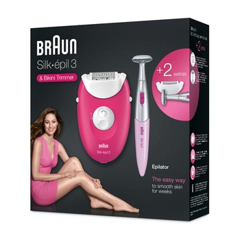 Epilator Braun, 20 pensete, 2 viteze, SoftLift Tips Epilator Braun, 20 pensete, 2 viteze, SoftLift Tips