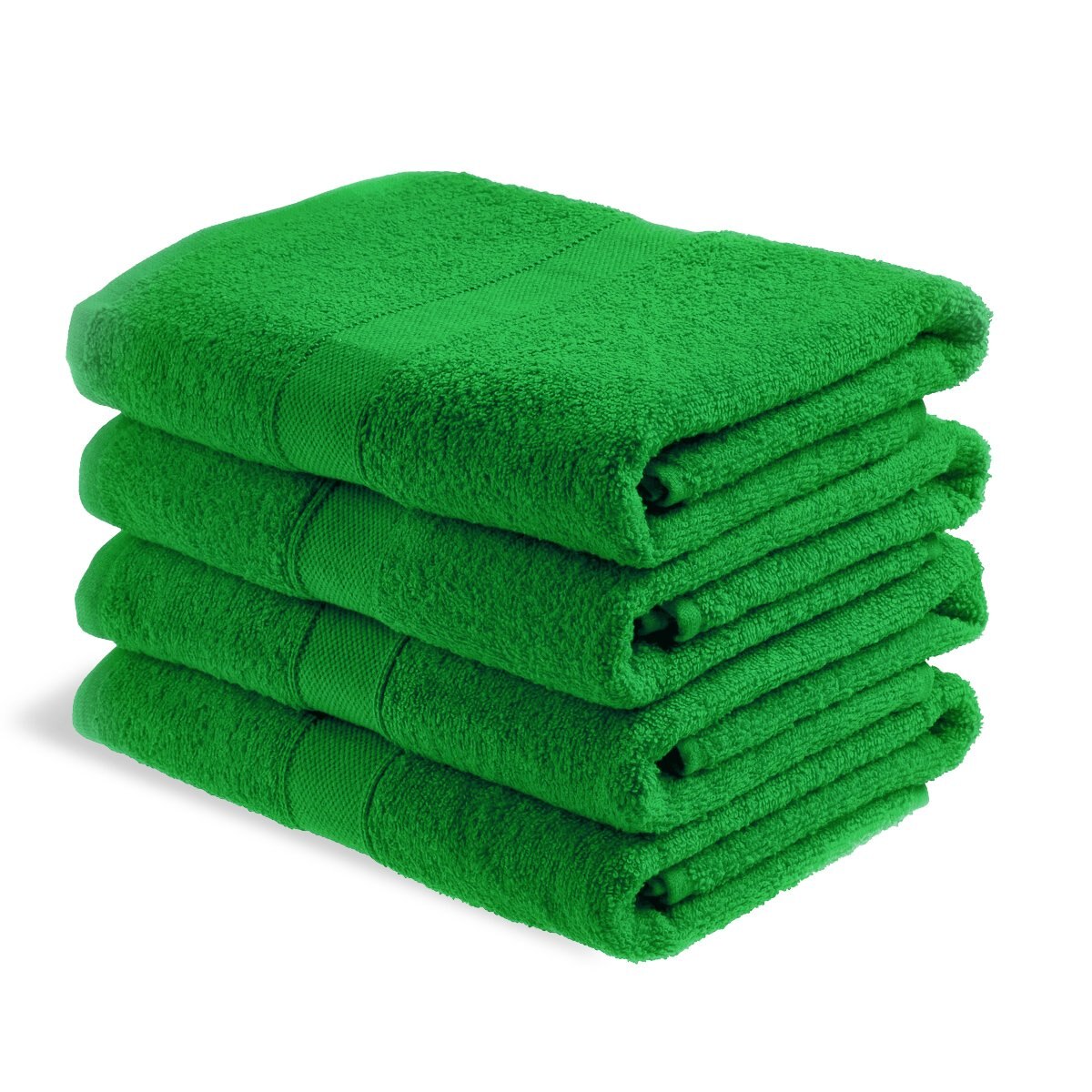 Set 4 Prosoape 100% bumbac ,50 x 90 cm Patru Anotimpuri ,verde ,550 gr/mp