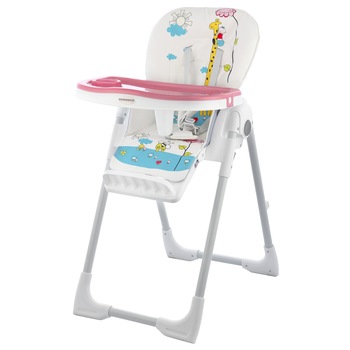 Scaun de masa Wunderkid Play, Alb/Roz Scaun de masa Wunderkid Play, Alb/Roz