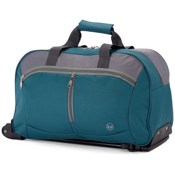 Geanta de voiaj cu role, Benzi, BZ 5508 - 46W, Turcoaz Geanta de voiaj cu role, Benzi, BZ 5508 - 46W, Turcoaz