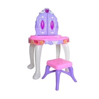 jucarie interactiva si educativa de rol masuta de make-up cu 3 oglinzi pentru fetite lumini si sunete include scaunel si uscator de par bagheta magica multiple accesorii mp3 60 cm rozmov imagen 14_0_
0