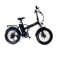 Bicicleta electrica pliabila X-Bike Fat, autonomie asistata 90 km, 20", 10 Ah, 7 viteze