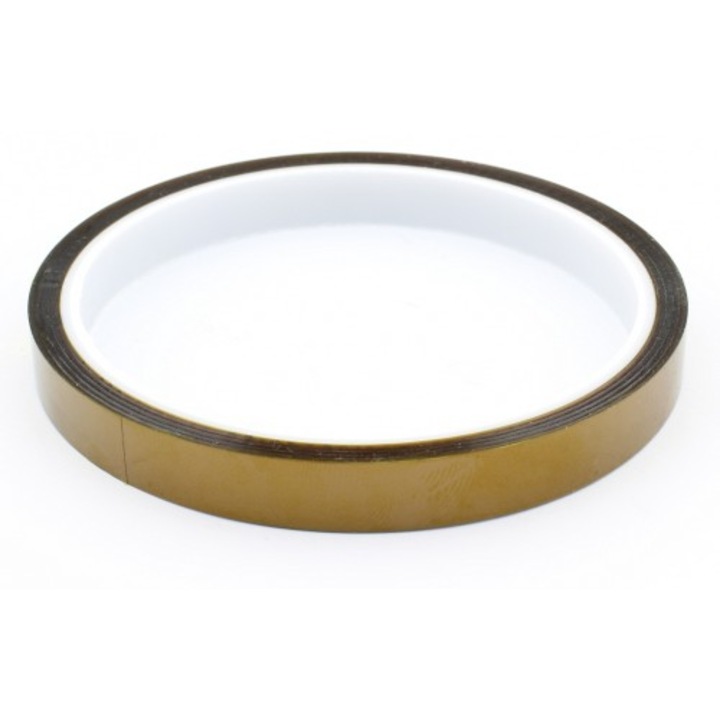 Banda poliamida, kapton, rezistenta la temperaturi inalte, 10mm - 117070