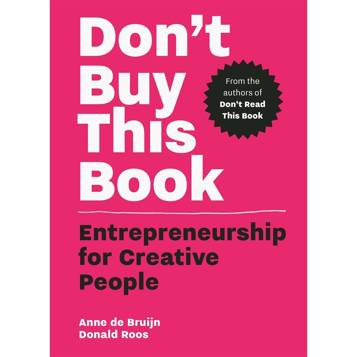 Don't Buy this Book - Anne de Bruijn,Donald Roos, editia 2020