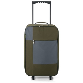 Troler Cabina, Pliabil, Poliester, 2 Roti, Benzi, BZ 5504 - 55 cm, Verde Troler Cabina, Pliabil, Poliester, 2 Roti, Benzi, BZ 5504 - 55 cm, Verde