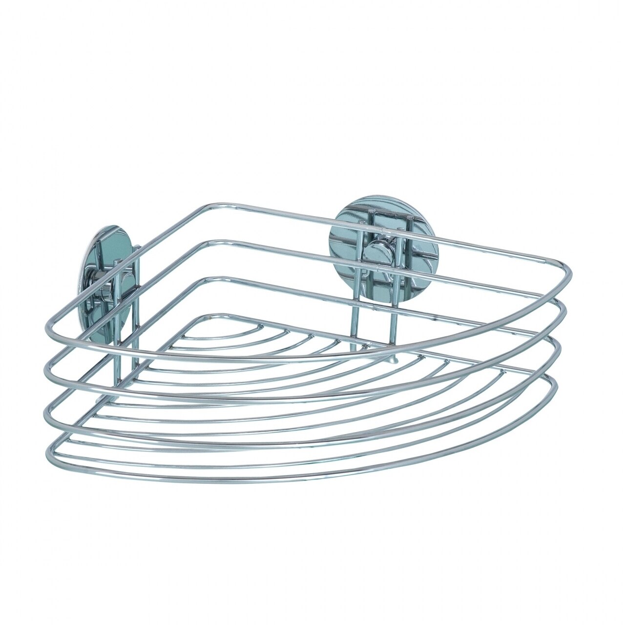 Etajera colt autoadeziva Wenko Turbo-Loc, 20 x 26,5 cm