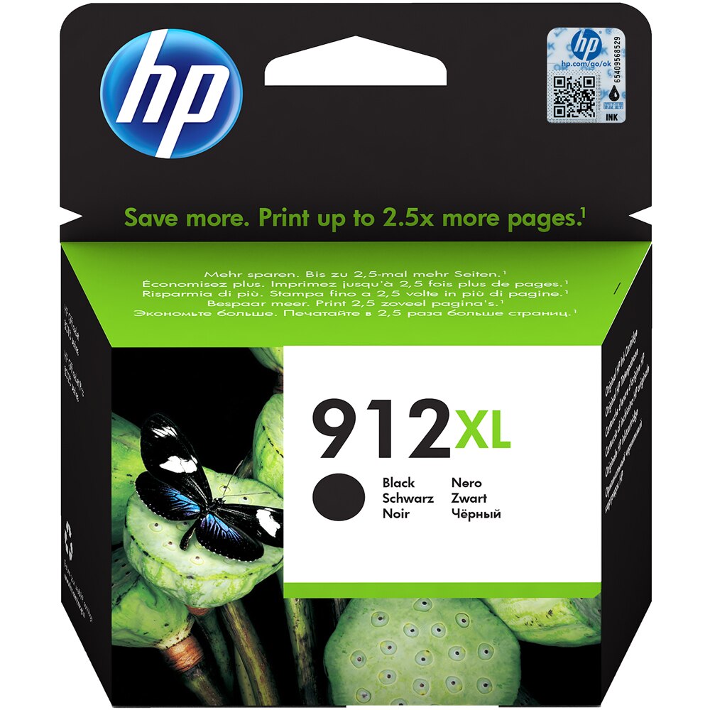 Cartus cerneala 3YL84AE (912XL) negru HP original 825 pagini