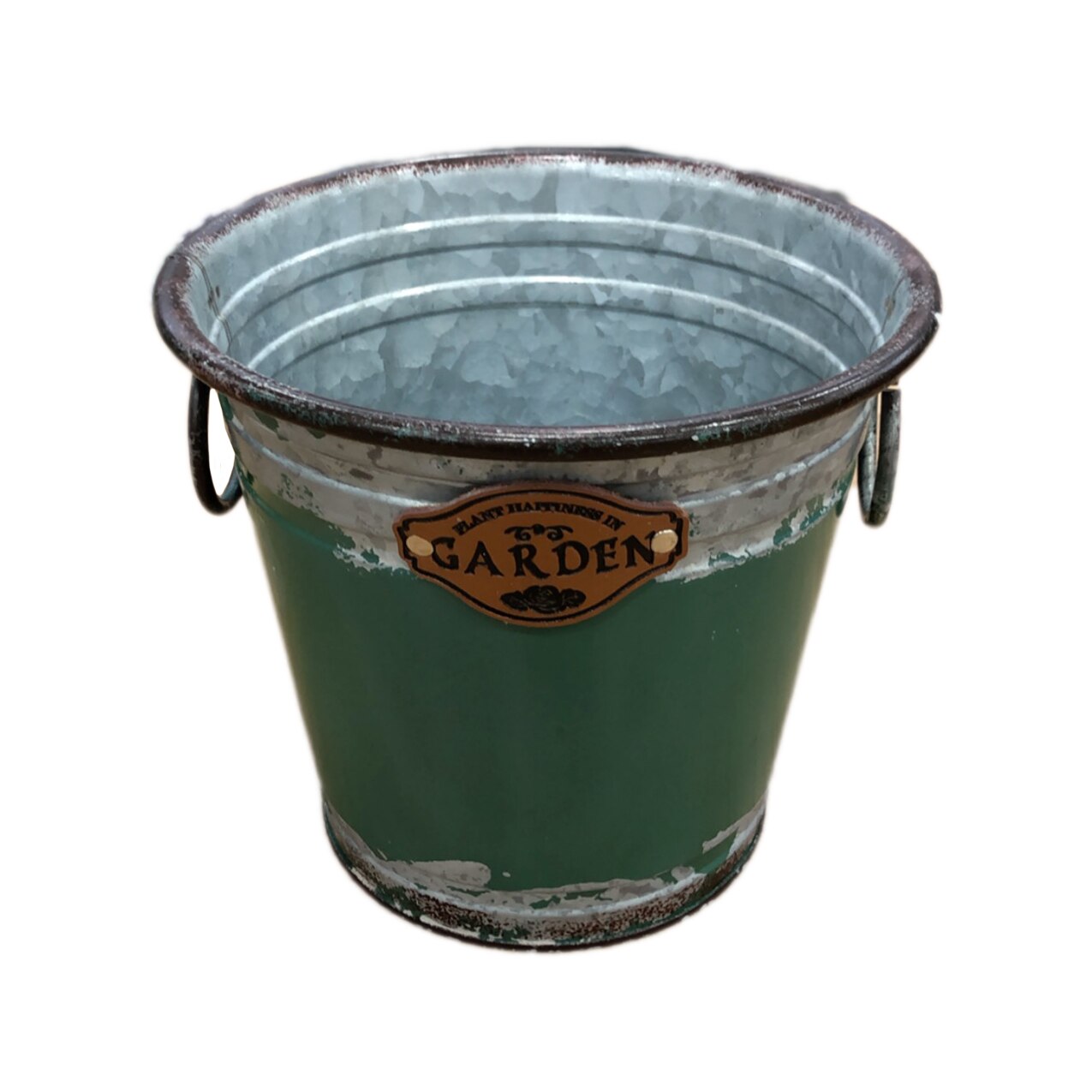 Ghiveci din metal D2612, 18x12x16 cm