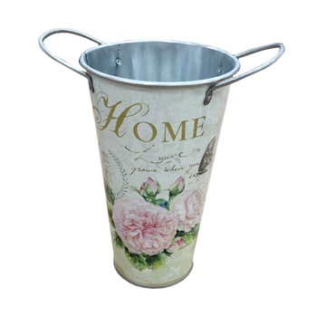 Ghiveci din metal D2614, 17.5x11x26 cm Ghiveci din metal D2614, 17.5x11x26 cm