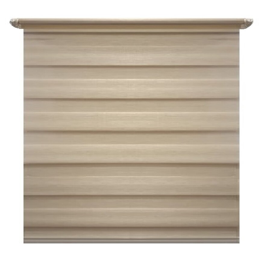 Jaluzea rulou Maxi, Deko Design, model Zebra Day and Night Luxury, material textil, 220x240 cm zw1, alb perlat