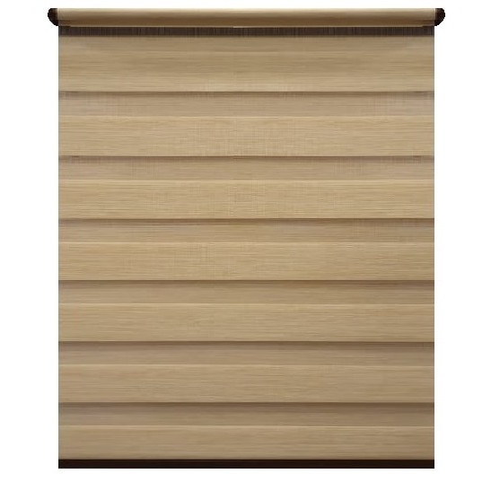 Jaluzea rulou Maxi, Deko Design, model Zebra Day and Night Luxury, material textil, 220x200 cm, v63, crem