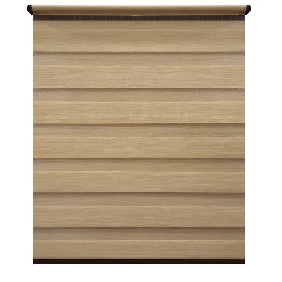 Jaluzea rulou Maxi, Deko Design, model Zebra Day and Night Luxury, material textil, 140x200 cm, v63, crem