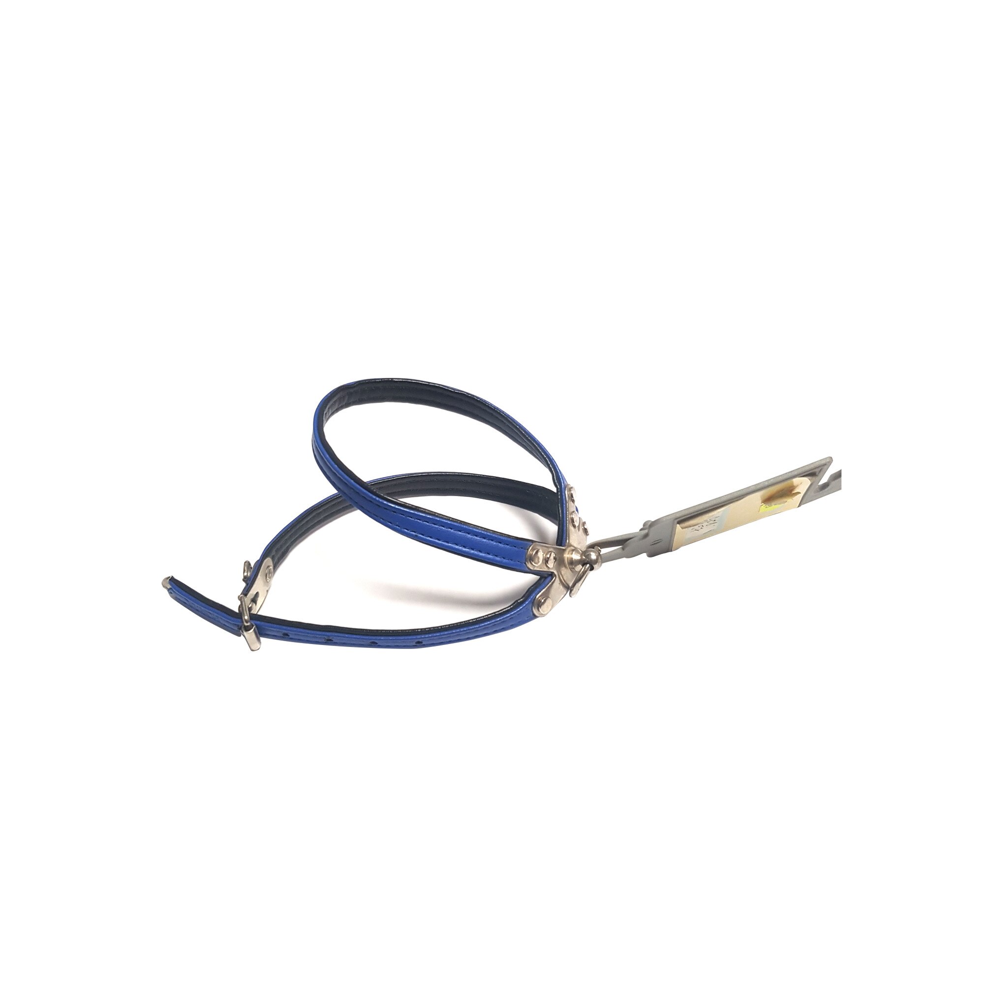 Ham piele pentru caini Modern, Global Pet, Albastru, 35/8 cm