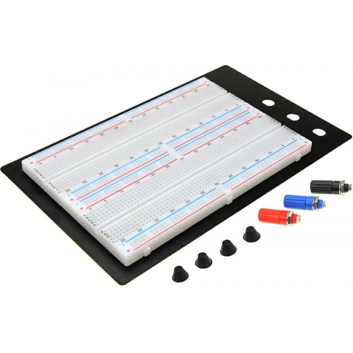 Breadboard 1660 puncte, multicolor