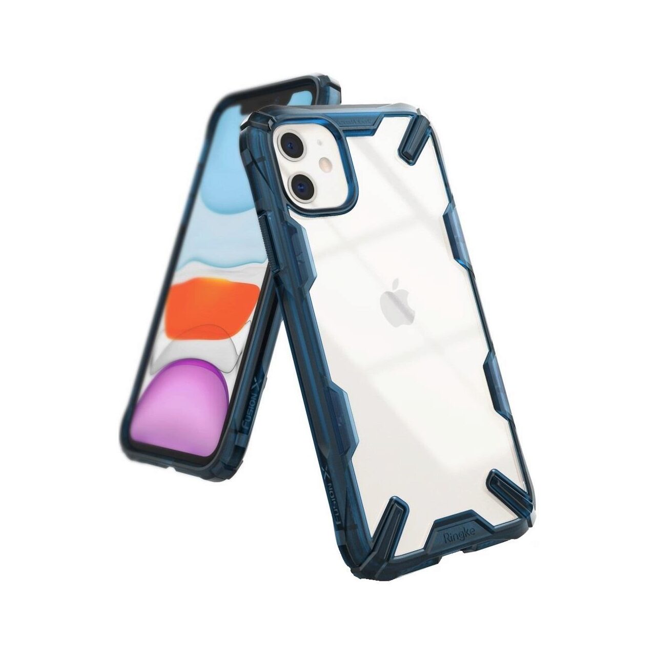 Husa Apple iPhone 11 - Ringke Fusion X Space Blue