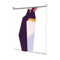 rolete art kids tip jaluzele cu rulou si sistem inclus pinguinul care sta decoratiuni latime 95 cm x inaltime 130 cm imagen 51_0_
0