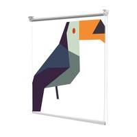 rolete art kids tip jaluzele cu rulou si sistem inclus pasarea cu cioc mare intr-un picior decoratiuni latime 60 cm x inaltime 190 cm imagen 31_0_
0