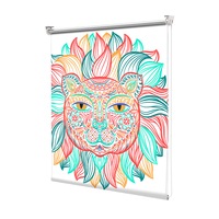 rolete art kids tip jaluzele cu rulou si sistem inclus leul colorat decoratiuni latime 150 cm x inaltime 250 cm imagen 7_0_
0