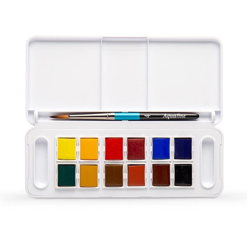 Set 12x8ml acuarela Aquafine Daler Rowney