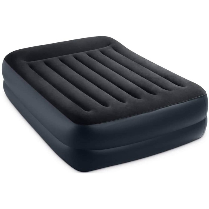 Надуваем матрак Intex, 64124NP, 152x203x42 см