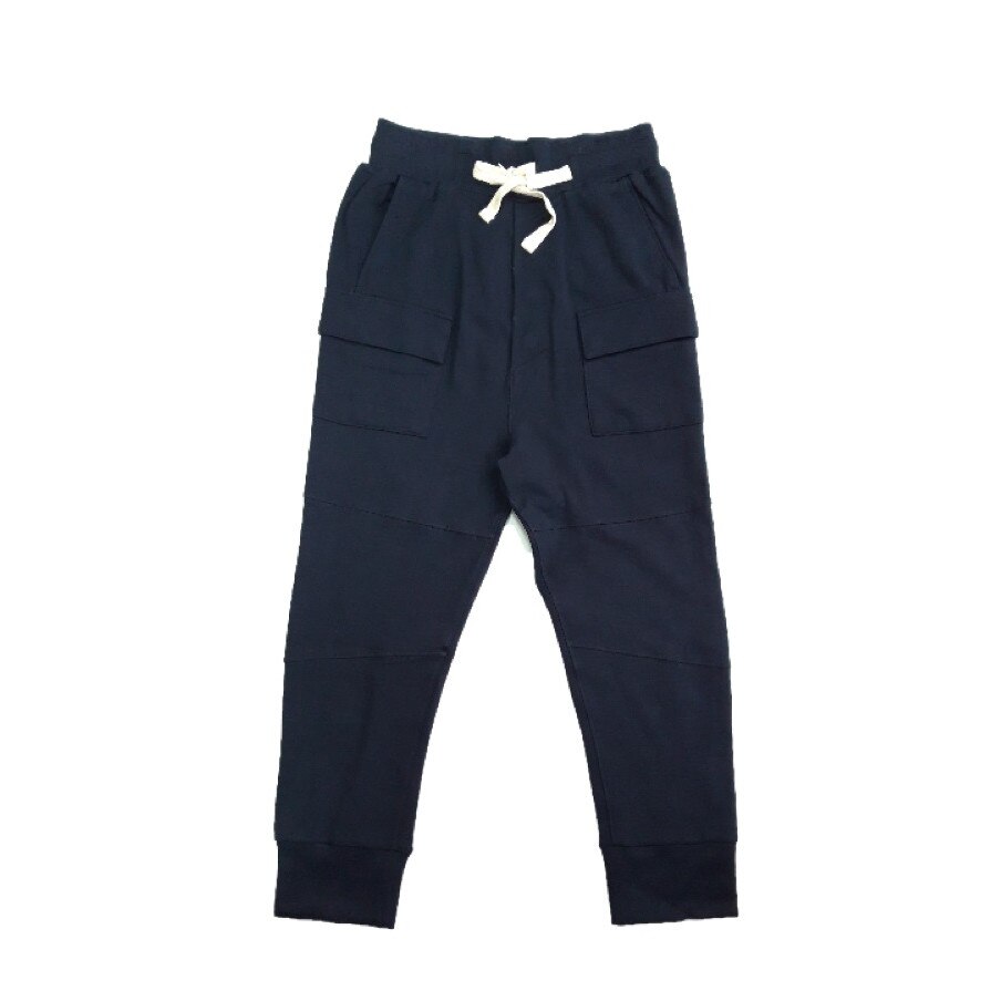 Pantaloni sport pentru baieti, Original Marines, 14 ani, 162 cm, Bleumarin