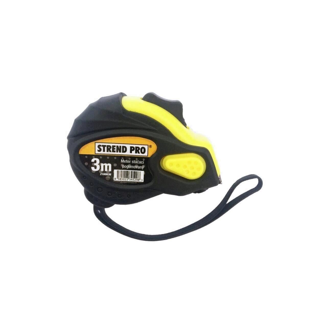 Ruleta cu AutoStop, Strend Pro 3 m x 19 mm, 3 frane