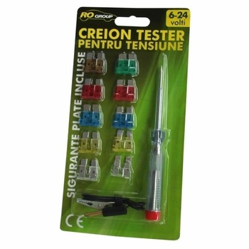 Creion pentru masurat tensiunea RoGroup, 6-24V Creion pentru masurat tensiunea RoGroup, 6-24V