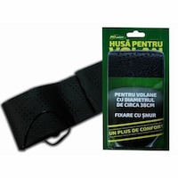 husa volan rogroup snur imitatie piele rogroup negru imagen 4_0_
0