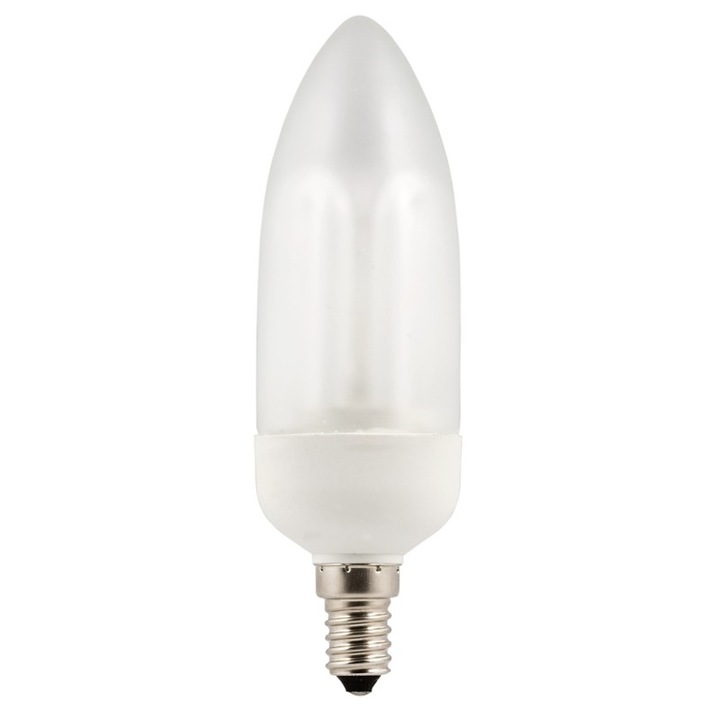 Енергоспестяваща крушка ActiveJet AJE-C9E14HLT, E14, 9W, 10000 часа, топло бяла