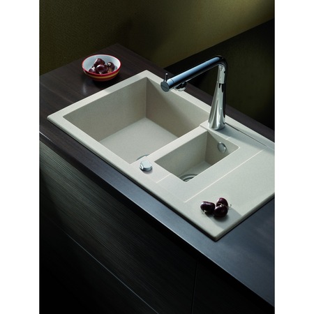 Chiuveta bucatarie Pyramis STUDIO, 1000x480, adancime 180mm, reversibila, Pyragranite Negru