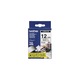 Banda continua laminata Brother TZE231S2, 12mm, 4m