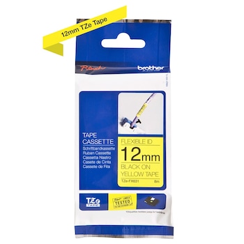 Banda continua laminata flexibila Brother TZEFX631, 12mm, 8m Banda continua laminata flexibila Brother TZEFX631, 12mm, 8m