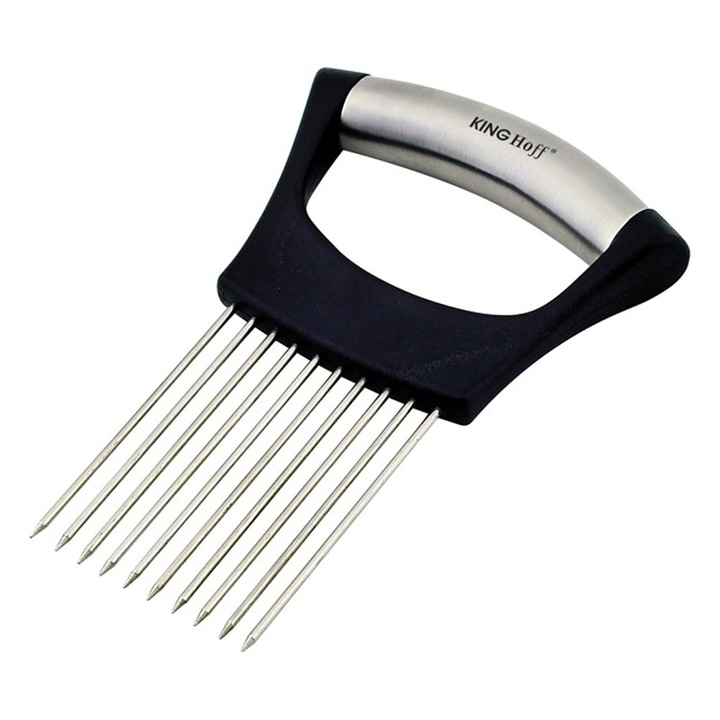 Ustensila pentru taiat ceapa KingHoff, Inox/Plastic