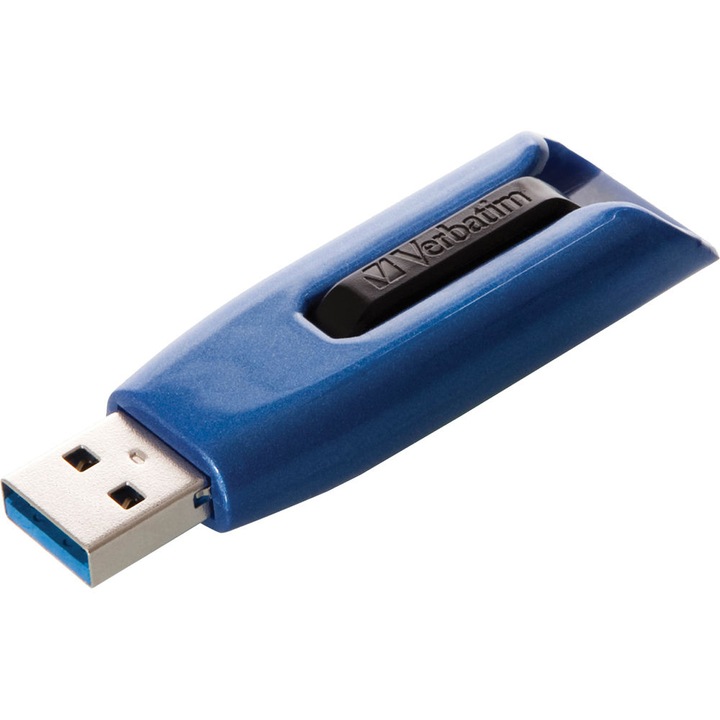 USB Flash памет Verbatim Store 'n' Go V3 Max, 128GB, Синя