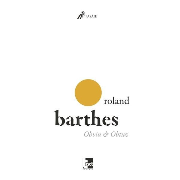 Obviu & Obtuz - Roland Barthes