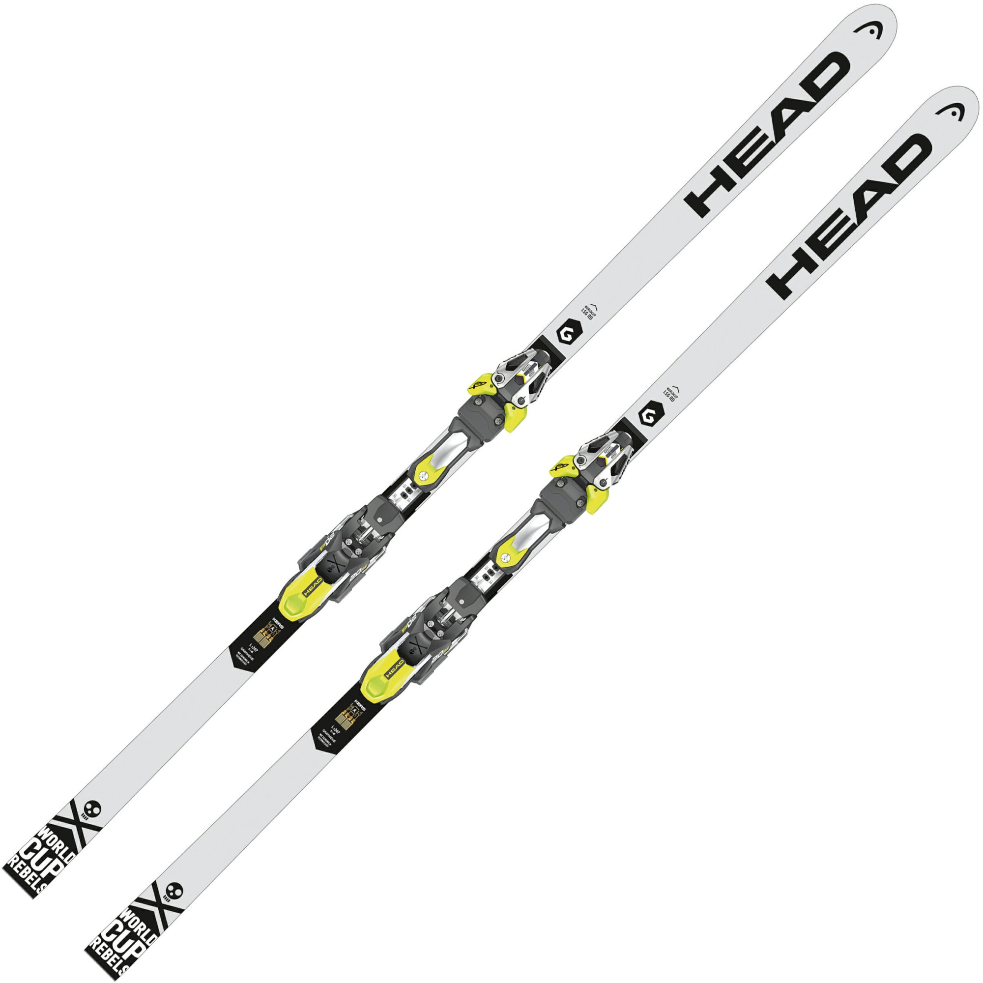 Skiuri Head SGM 207 Race Plate M + FREEFLEX EVO 20X RS BRAKE 85 [A], White/black, lungime 207 cm