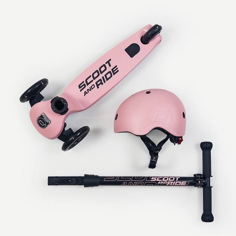 Scoot and Ride Step HighwayKick 3 - Rose – De Gele Flamingo