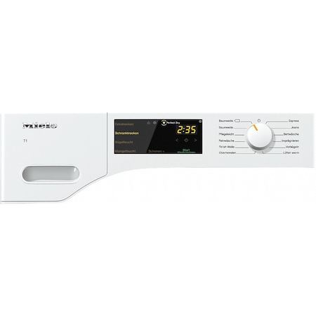 Uscator de rufe Miele TWB 140 WP, Pompa de caldura, 7kg, Clasa A++, EcoDry, FragranceDos, Perfect Dry, Alb