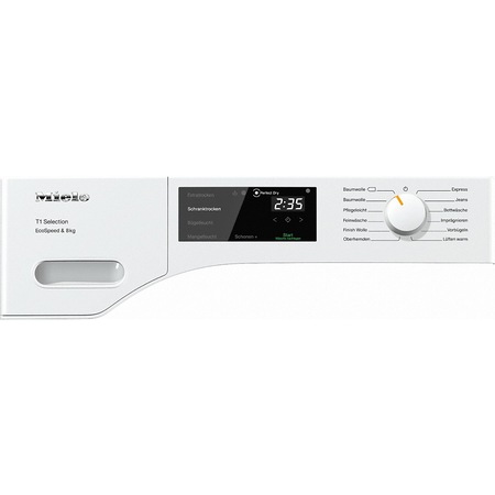 Uscator de rufe Miele TSF 643 WP, Pompa de caldura, 8kg, Clasa A+++, FragranceDos, EcoDry, EcoSpeed, Alb