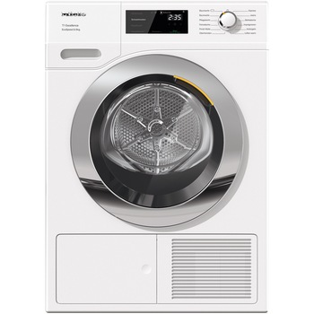 Uscator de rufe Miele TEF 655 WP, Pompa de caldura, 8kg, Clasa A+++, FragranceDos, EcoDry, EcoSpeed, Alb Uscator de rufe Miele TEF 655 WP, Pompa de caldura, 8kg, Clasa A+++, FragranceDos, EcoDry, EcoSpeed, Alb
