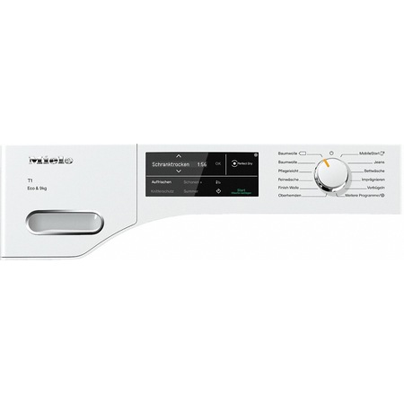 Uscator de rufe Miele TWJ 660 WP, Pompa de caldura, 9 kg, Clasa A+++, EcoDry, FragranceDos, ComfortSensor, WiFiConn@ct, Alb