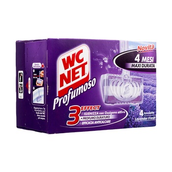 Igienizant WC Net Lavender Fresh 4 Tablete Igienizant WC Net Lavender Fresh 4 Tablete