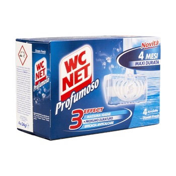 Igienizant WC Net Ocean Fresh 4 tablete Igienizant WC Net Ocean Fresh 4 tablete